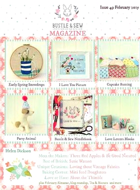 预订 Bustle & Sew Magazine Issue 49: February 2015: 9781507752784