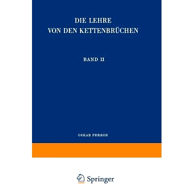 预订 Die Lehre von den Kettenbrüchen: Band II: Analytisch-funktionentheoretische Kettenbrüche: 9783519020226