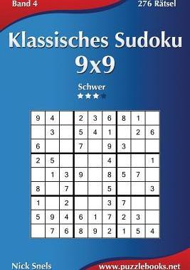 [预订]Klassisches Sudoku 9x9 - Schwer - Band 4 - 276 Ratsel 9781508874997