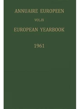 预订 Annuaire Européen / European Yearbook: Vol. IX: Publié Sous Les Auspices Du Conseil de l’Europe / Published Unde
