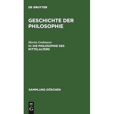 预订 Die Philosophie des Mittelalters: 9783110501575