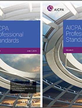 【预售】AICPA Professional Standards 2019, Volumes 1 and 2