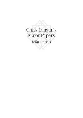 [预订]Chris Langan’s Major Papers 1989 - 2020 9780971916296