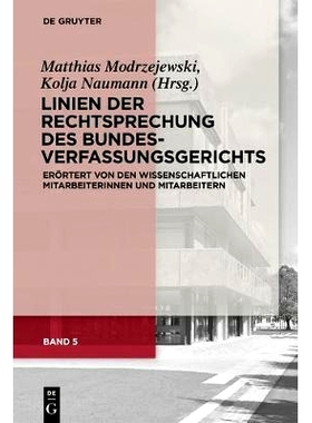 预订 Linien der Rechtsprechung des Bundesverfassungsgerichts: erörtert von den wissenschaftlichen Mitarbeiterinnen und