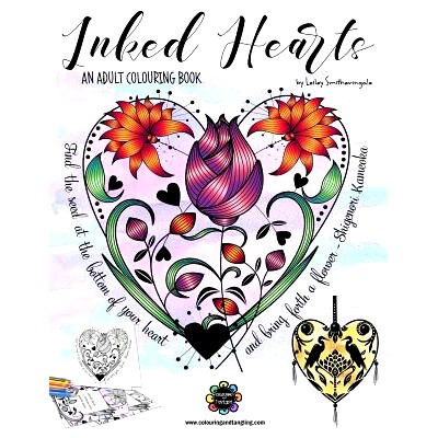 预订 Inked Hearts: Colouring Book for Adults: 9781542896412 - 封面