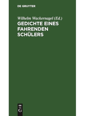 预订 Gedichte eines fahrenden Schülers: 9783112432938