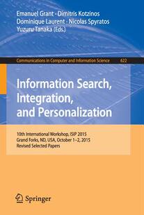 【预订】Information Search, Integration, and Personalization