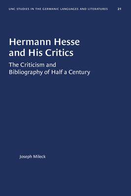 [预订]Hermann Hesse and His Critics 9780807880210