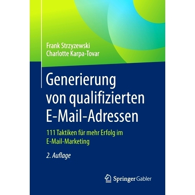 预订 Strzyzewski/Karpa-Tovar, Generierung von qualifizierten E-Mail-Adressen 2.Aufl. Strzyzewski/Karpa-Tovar，合格电子邮