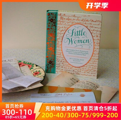 现货小妇人 豪华收藏版 含19封手写信 英文原版 罗南 甜茶 电影原著 Little Women: The Complete Novel (Handwritten Classics)