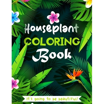 预订 Houseplant Coloring Book: 50 Unique Designs: 9798705217229