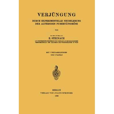 预订 Verjüngung: Durch Experimentelle Neubelebung Der Alternden Pubertätsdrüse