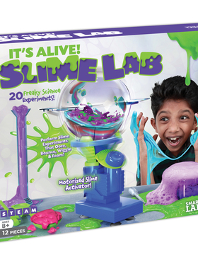 粘液大混合 科学互动实验室 STEAM教育 物理化学 SmartLab玩具书 英文原版 It's Alive! Slime Lab 书+实验工具 科普学习 动手能力