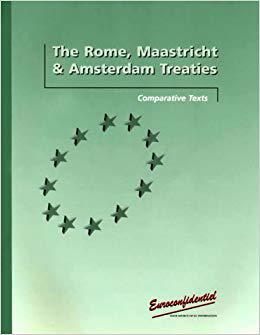 【预售】The Comparative Texts of the Rome, Maastricht and Amsterdam Treaties 书籍/杂志/报纸 人文社科类原版书 原图主图