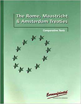 【预售】The Comparative Texts of the Rome, Maastricht and Amsterdam Treaties