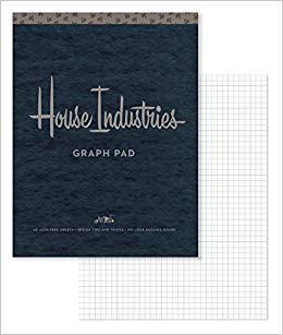 [预订]House Industries Graph Pad: 40 Acid-Free Sheets, Design Tips, Extra-Thick Backing Board 9780451498724