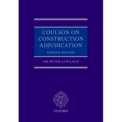 预订 Coulson on Construction Adjudication 库尔森论建筑裁决: 9780198822110