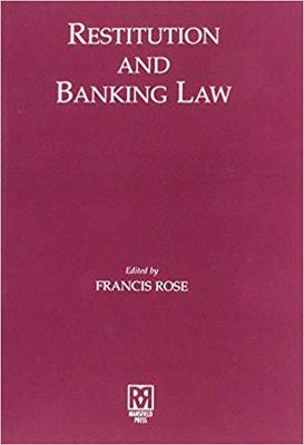 【预售】Restitution and Banking Law