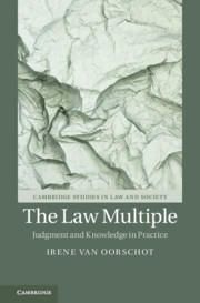 【预订】The Law Multiple: Judgment and Knowledge in Practice 9781108796996