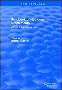 Nutritional Agricultural 预售 Use Handbook Volume Supplements