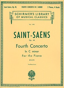 Volume Concerto Minor Classics 1486 Library Schirmer Duet Piano Op. 预售