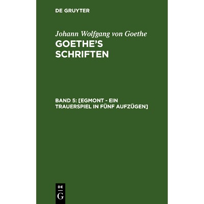 预订 [Egmont - Ein Trauerspiel in fünf Aufzügen]: 9783112694954