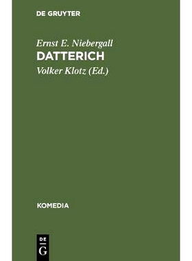 预订 Datterich: Localposse in der Mundart der Darmstädter in sechs Bildern: 9783110050448