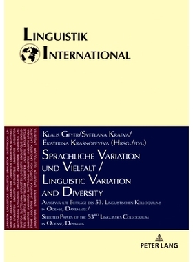 预订 Sprachliche Variation und Vielfalt / Linguistic Variation and Diversity: Ausgewählte Beiträge des 53. Linguistisc