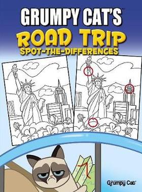 【预订】Grumpy Cat’s Road Trip Spot-The-Differences