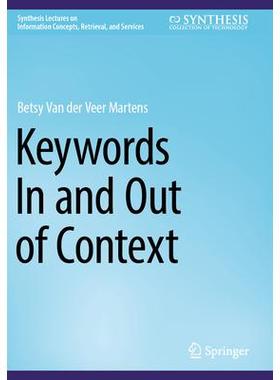 预订 Keywords In and Out of Context语境内外的关键词: 9783031325328