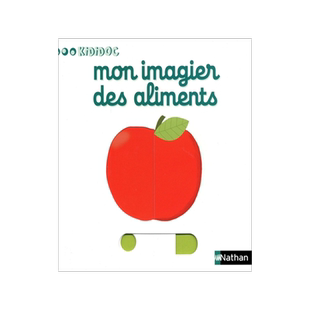 预订 法国Kididoc儿童启蒙系列 食物 法语原版 幼儿早教 机关互动纸版书 Mon imagier des aliments