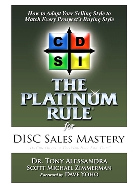 预订 The Platinum Rule for DISC Sales Mastery: 9780983298908