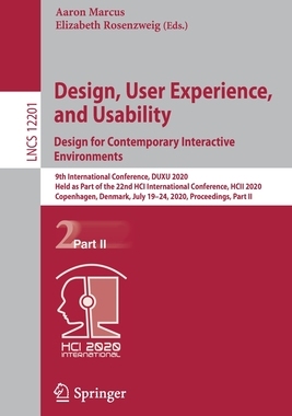 【预订】Design, User Experience, and Usability. Design for Contemporary Interactive Environments