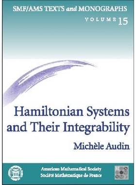 预订 Hamiltonian Systems and Their Integrability 哈密尔顿系统及其可积性（SMF/AMS教材与论著 卷15）: 9780821844137