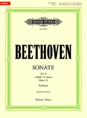 预订 Piano Sonata No. 8 in C Minor Op. 13 Pathétique: Urtext, Sheet: 9790014107321