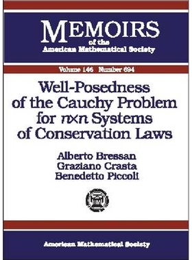 预订 Well-posedness of the Cauchy Problem for n Times n Systems of Conservation Laws: 9780821820667
