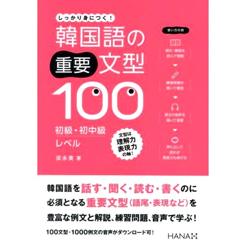 预订 韓国語の重要文型100初級・初中級レベル しっかり身につく! 学习初级/中级水平的 100 个重要韩语句型！: 9784295407638