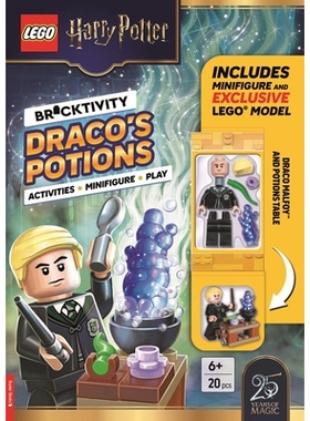 预售 乐高活动书 马尔福的药剂 含迷你人仔和配件 英文原版 正版进口周边 LEGO Harry Potter: Draco's Potions