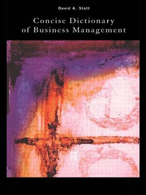 预订 The Concise Dictionary of Business Management