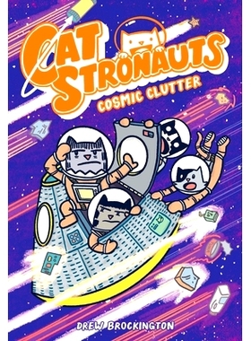 现货 猫宇航员 图像小说7 英文原版 儿童漫画 CatStronauts: Cosmic Clutter