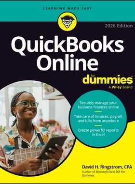 预订 Quickbooks Online for Dummies, 2026 Edition: 9781394367177