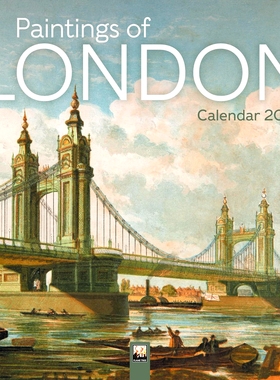 现货 伦敦博物馆 城市画作 2026年挂历 英文原版 进口艺术日历 London Museum: Paintings of London 2026 Wall Calendar