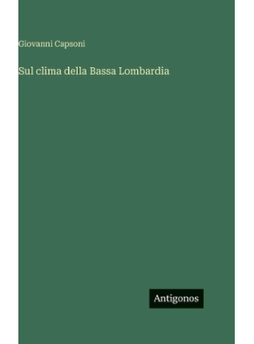 预订 Sul clima della Bassa Lombardia: 9783386056069
