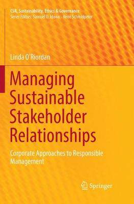 【预订】Managing Sustainable Stakeholder Relationships