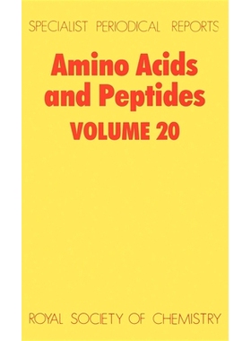 预订 Amino Acids and Peptides: Volume 20 氨基酸和肽：第20卷: 9780851861845
