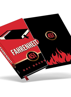 现货 华氏451 豪华特装版 带书盒和书口刷边 精装英文原版 Fahrenheit 451 (Deluxe Slipcase Edition)