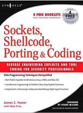 【预订】Sockets, Shellcode, Porting, and Coding