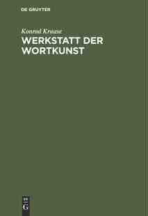 der 预订 Werkstatt 9783486774757 Wortkunst