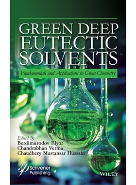 预订 Green Deep Eutectic Solvents: 9781394272112