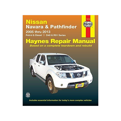 [预订]Nissan Navara & Nissan Pathfinder (05-13) Haynes Repair Manual 9781620920671